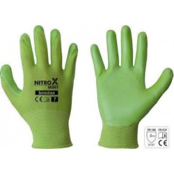 Γάντια εργασίας nitrox mint Bradas