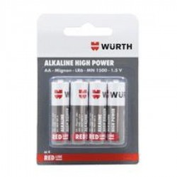 Μπαταρίες ΑΑ LR6 alkaline high power WURTH