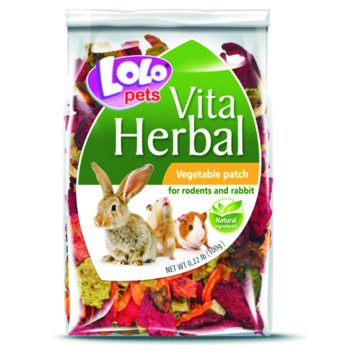 Τροφή Vita Herbal-Vegetable Patch 100gr Για Μικρά Ζωάκια-MaShop.gr