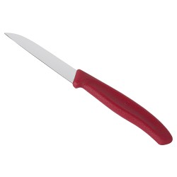 Μαχαίρι καθαρισμού Victorinox Swiss Classic με λεπίδα 8 cm, κόκκινο-MaShop.gr