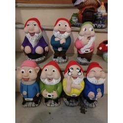 Κεραμικός νάνος "Συναχωμένος'' 12x12x28-MaShop.gr
