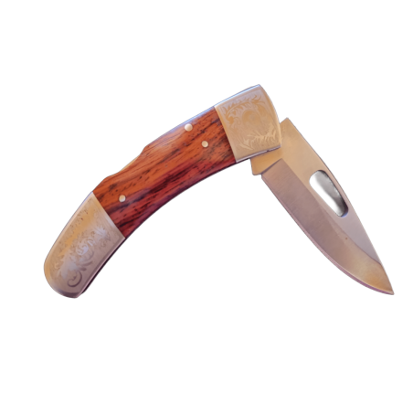 Μαχαίρι τσέπης Με Ξύλινη Λαβή 17cm AUSONIA- MaShop.gr