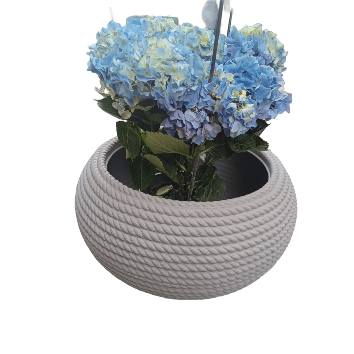 Στρογγυλή Πλαστική Γλάστρα Bali Ciocord-MaShop.gr