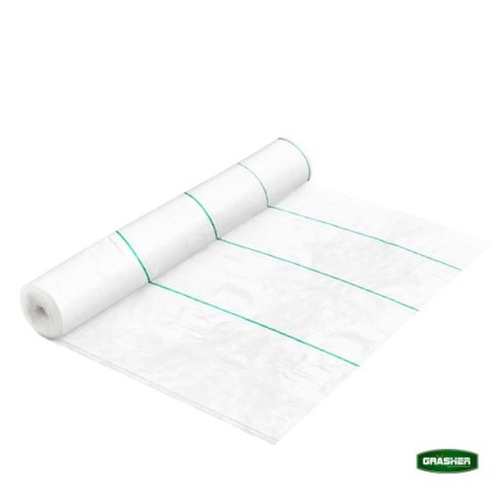 Νάυλον Εδαφοκάλυψης - Γεωύφασμα 2x50m ΛΕΥΚΟ GRASHER-MaShop.gr