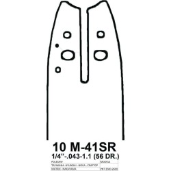 Λάμα Κονταροπρίονου 10" 1/4- 1,156Ε Με Γρανάζι VISCO-MaShop.gr