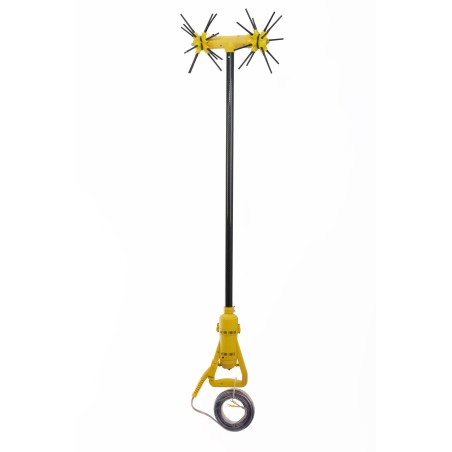 Ελαιοραβδιστικό Debla -Τύπου Αχινός 12V 200W  με Σταθερό Κοντάρι -MaShop.gr