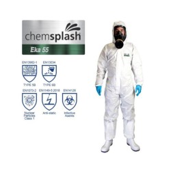 Φόρμα Λευκή Μιας Χρήσης ΧL Chemsplash- MaShop.gr