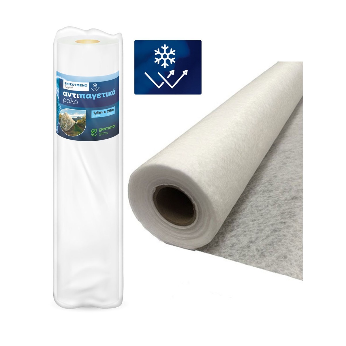 Αντιπαγετικό Ρολό Ενισχυμένο (1,60 x 25 m) 30 g-MaShop.gr