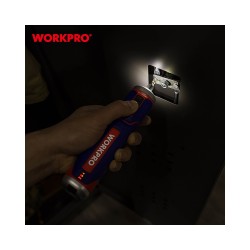 Επαναφορτιζόμενο Κατσαβίδι 3,6V-Li Σετ 41τμχ WP460005 WORKPRO -MaShop.gr