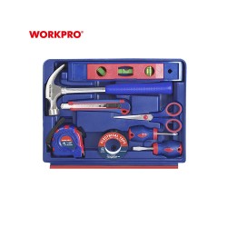 Εργαλειοθήκη 3 Συρτάρια Με Εργαλεία Χειρός Σετ 125 τμχ WP209028 WORKPRO- MaShop.gr
