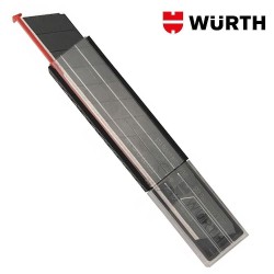 Ανταλλακτικές Λάμες Για Κοπίδι EXTRA Κοφτερές Μαύρες 18MM WURTH-MaShop.gr