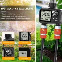 Προγραμματιστής Ποτίσματος Ψηφιακός GRASHER WT2248 - 2 Εξόδων-MaShop.gr