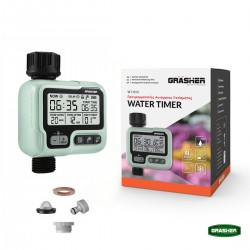 Προγραμματιστής Ποτίσματος Ψηφιακός GRASHER WT3050 - 1 Εξόδου-MaShop.gr