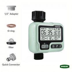Προγραμματιστής Ποτίσματος Ψηφιακός GRASHER WT3050 - 1 Εξόδου-MaShop.gr