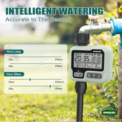 Προγραμματιστής Ποτίσματος Ψηφιακός GRASHER WT3050 - 1 Εξόδου-MaShop.gr