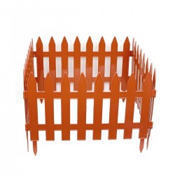 Φράχτης Κήπου Πλαστικός PROSPERPLAST 3,22m x 35Υcm (7τμχ) IPLSU-R624 Τερακότα-MaShop.gr