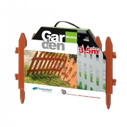 Φράχτης Κήπου Πλαστικός PROSPERPLAST 3,60m x 52Υcm (6τμχ) IPLSU2-R624 Τερακότα-MaShop.gr