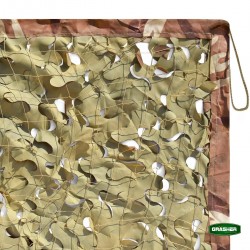 Δίχτυ Παραλλαγής 2x3m Μπέζ / Καφέ GRASHER-MaShop.gr