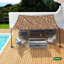 Δίχτυ Παραλλαγής 2x3m Μπέζ / Καφέ GRASHER-MaShop.gr