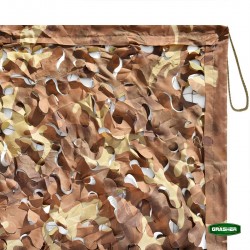 Δίχτυ Παραλλαγής 2x3m Μπέζ / Καφέ GRASHER-MaShop.gr