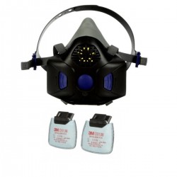 Μάσκα Μισού Προσώπου Secure Click Hf-802sd 3M -MaShop.gr
