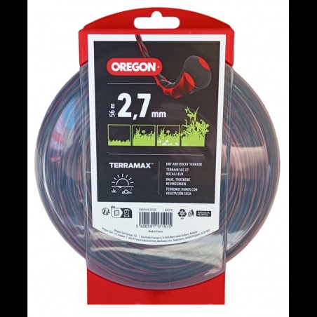 Μεσινέζα Στριφτή 56m 2.7mm TERRAMAX OREGON-MaShop.gr