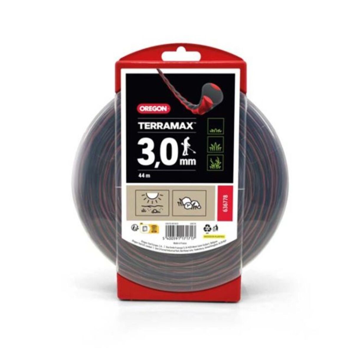Μεσινέζα Στριφτή 44m 3.0mm TERRAMAX OREGON-MaShop.gr