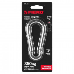 Γάντζος Με Κούμπωμα Από Ατσάλι 3/8", FIERO-MaShop.gr
