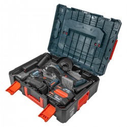 Σετ Compact Brushless Κρουστικό Δραπαν/βιδο 65Νm & Γωνιακός Τροχός, ΒMC BORMANN Pro BBP5433X44T2CA -MaShop.gr