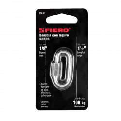 Ατσάλινος Γάντζος 1/8" Με Κλειδαριά FIERO-MaShop.gr
