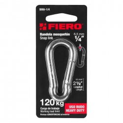 Ατσάλινος Γάντζος Με Κούμπωμα 1/4" FIERO-MaShop.gr
