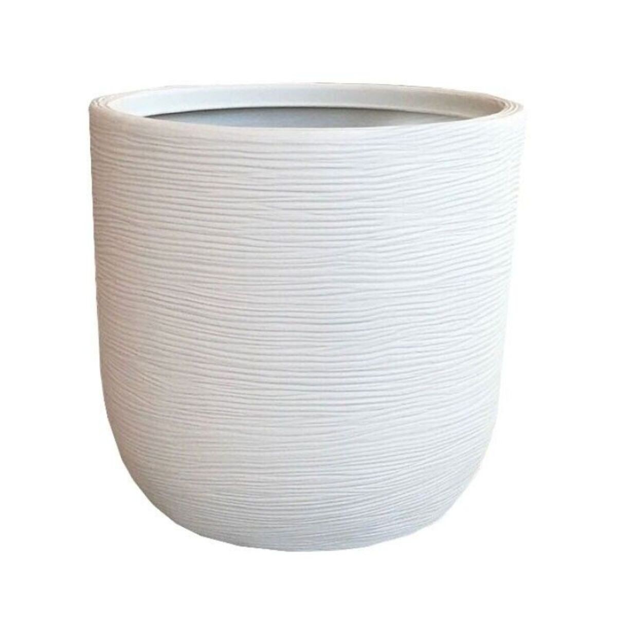 Γλάστρα Conchino Rigato Shabby 27 Bi Perla Ανάγλυφη-MaShop.gr