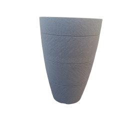 Γλάστρα Drizzle Tall Stone JVDZ44 Ανάγλυφη-MaShop.gr