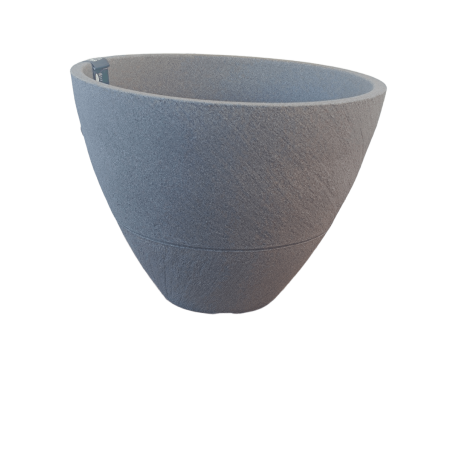 Γλάστρα Drizzle Rount Stone JVDZ46-Mashop.gr