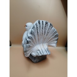 Κεραμικό διακοσμητικό κήπου περιστέρι-MaShop.gr