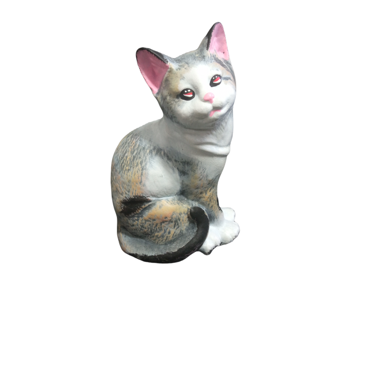 Κεραμική γάτα που κάθεται 18x15x27 -MaShop.gr