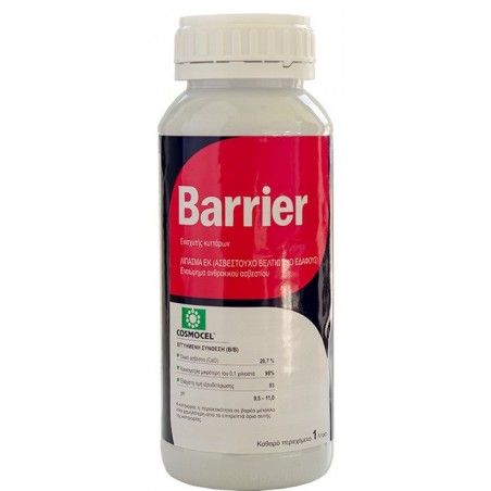 Barrier  Ca : 14.8 % β/β, CaO : 31 β/ο