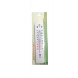Θερμόμετρο Τοίχου Πλαστικό Λευκό-MaShop.Gr