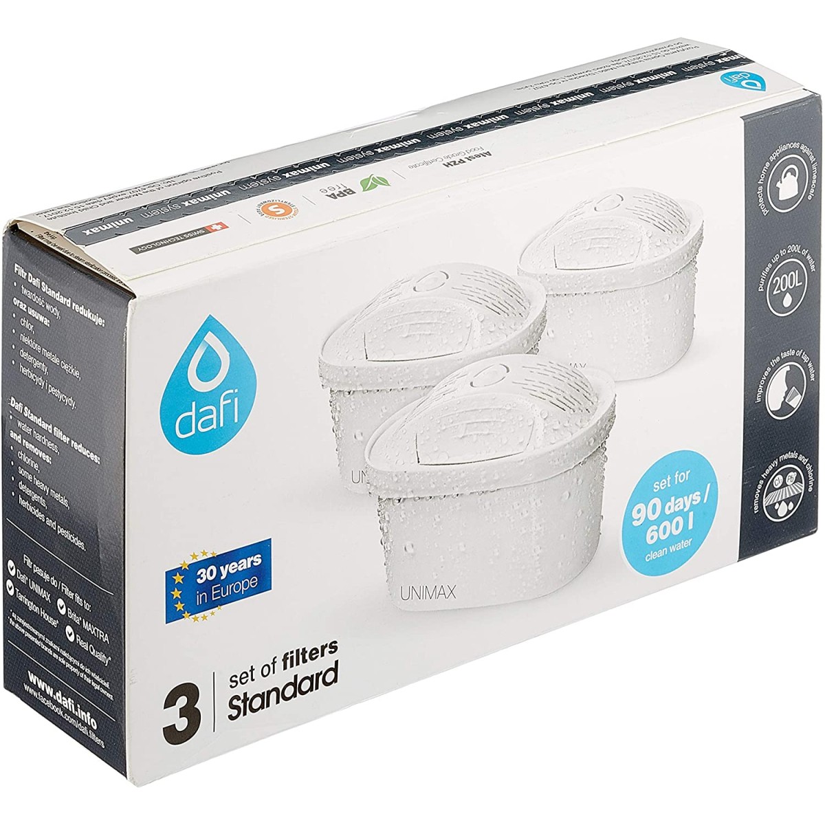 Φίλτρο νερού Dafi Standard Unimax, 3 τμχ-MaShop.gr Φίλτρο νερού Dafi Standard Unimax, 3 τμχ-MaShop.gr