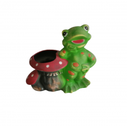 Κεραμικός Βάτραχος με Βούλες-MaShop.gr
