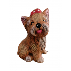Κεραμικός Σκύλος Με Φιόγκο 18 x 15 x 24cm-MaShop.gr